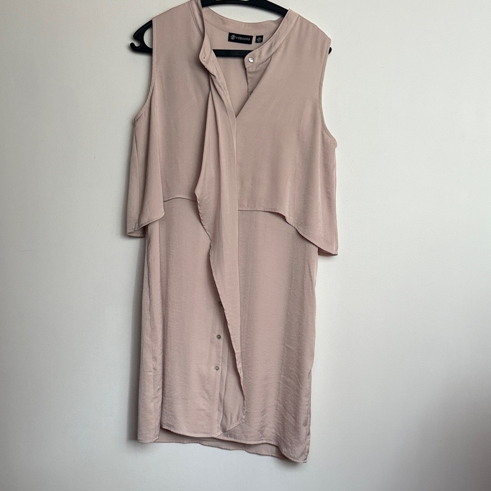 Versona Soft Blush High Low Dress